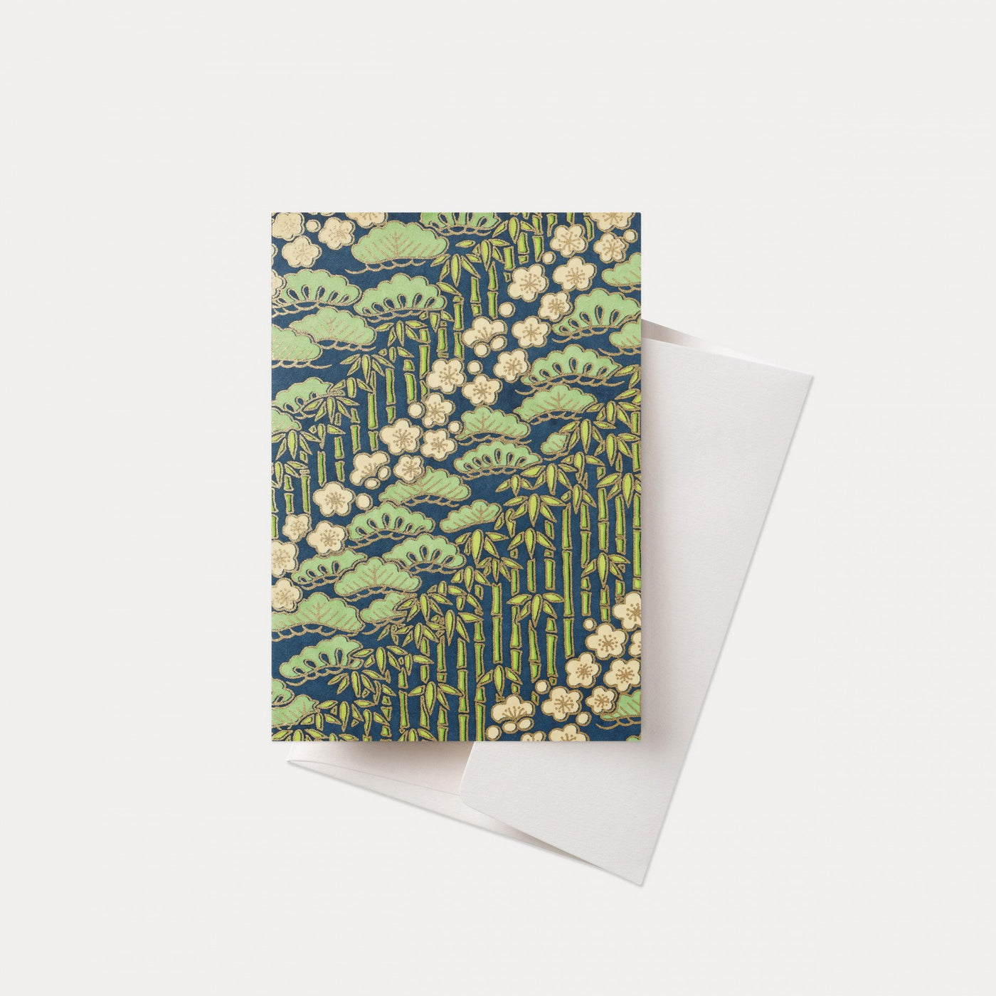 Esmie Greeting Card - Mint Bamboo / Blossom