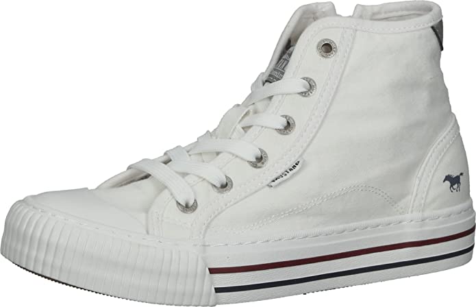 Mustang Hi-Top Sneaker White - PLEASE CALL FOR SIZE AVAILABILITY