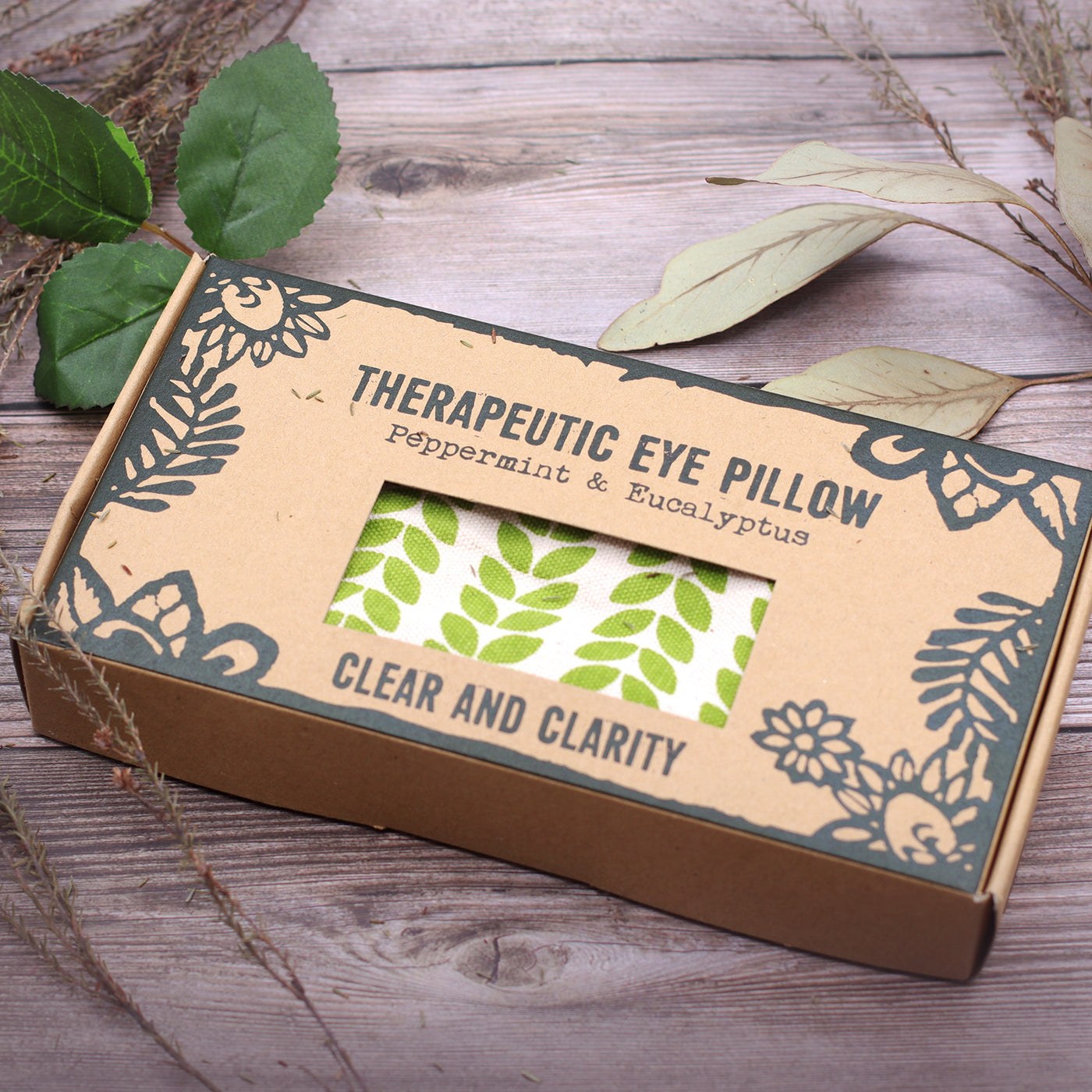 Agnes & Cat Aromatherapy Eye Pillow - Clear - Peppermint & Eucalyptus