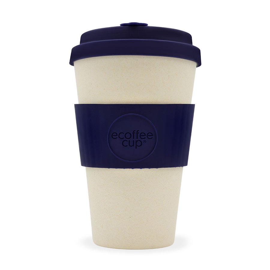 Ecoffee Reusable Coffee Mug Blue Nature 14oz / 400ml