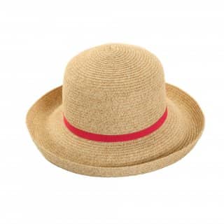 Ladies Mottled Straw Hat