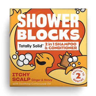 Shower Blocks Shampoo & Conditioner 2in1 Itchy Scalp - Ginger & Honey