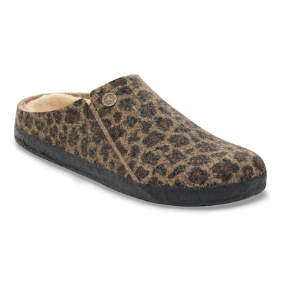 Birkenstock Zermatt Wool Felt Shearling Leo Toffee Melange- PLEASE CALL FOR SIZE AVAILABILITY