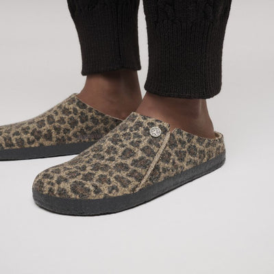 Birkenstock Zermatt Wool Felt Shearling Leo Toffee Melange- PLEASE CALL FOR SIZE AVAILABILITY