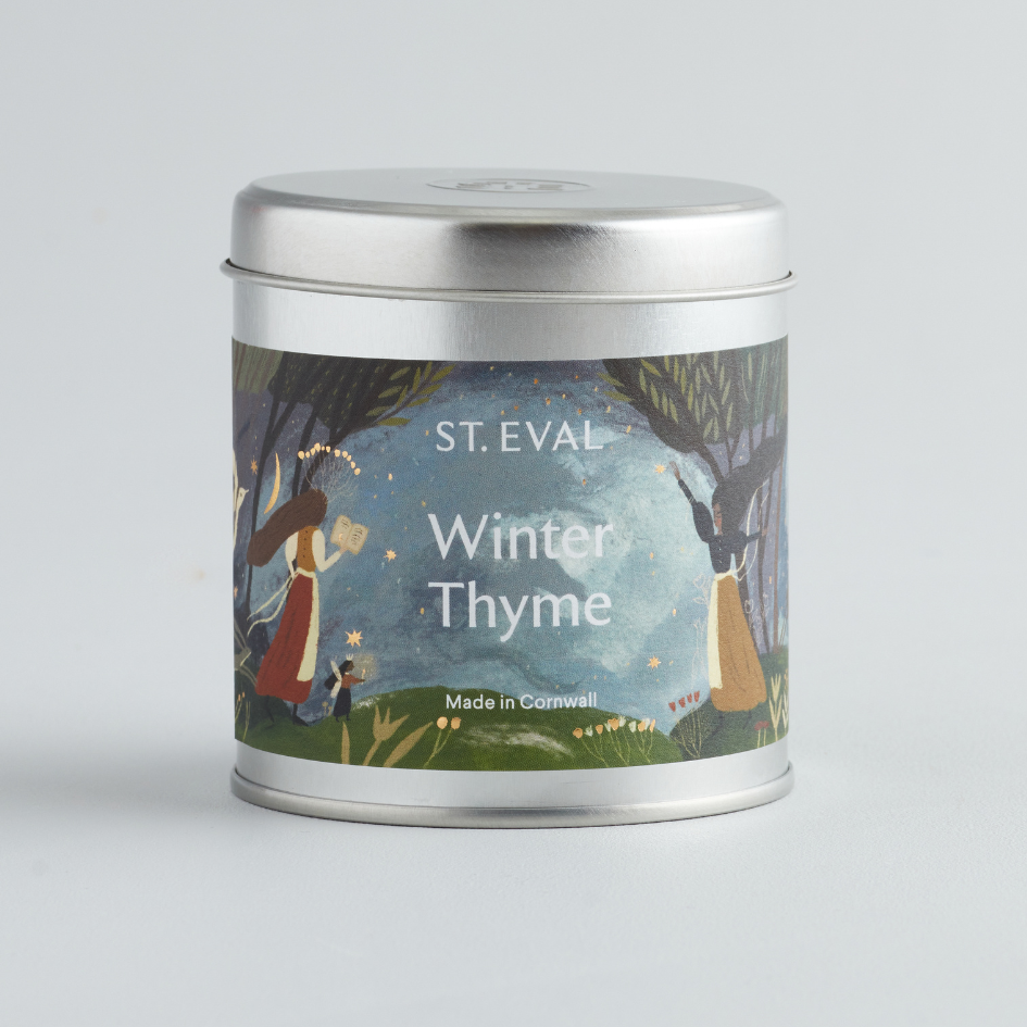 St Eval Winter Thyme Christmas Scented Tin Candle