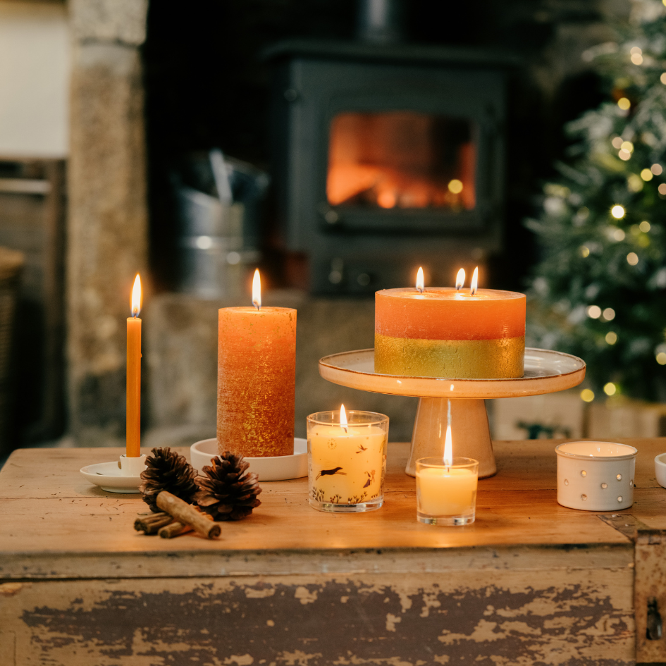 St Eval - Orange & Cinnamon Christmas Mini Fragranced Candles