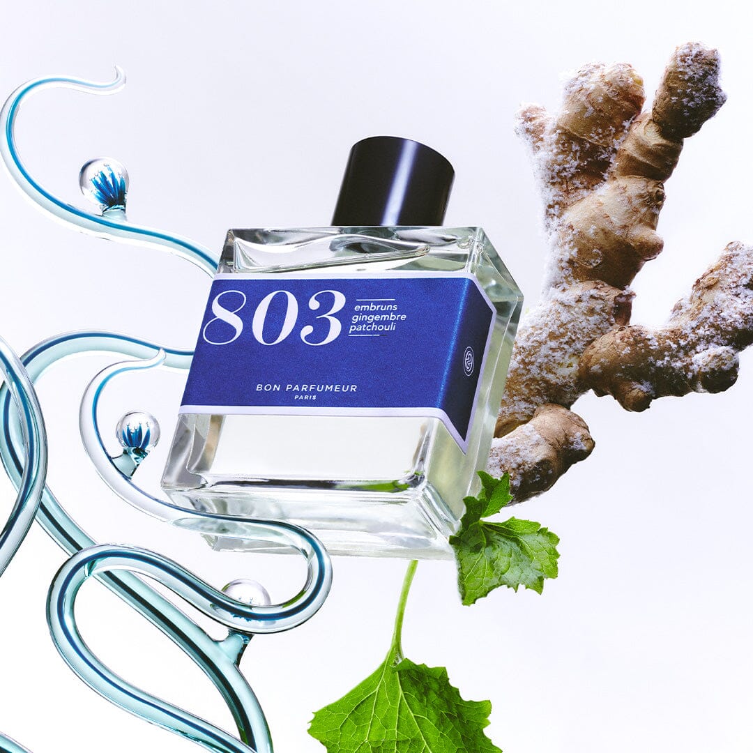 Eau de Parfum 803: Sea spray, ginger, patchouli A frosted patchouli 30ml