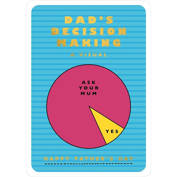 Dad's Decision Making - FATHER'S DAY CARD