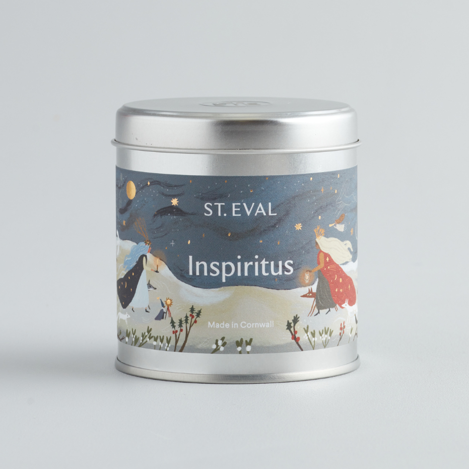 St Eval Inspiritus Christmas Scented Tin Candle