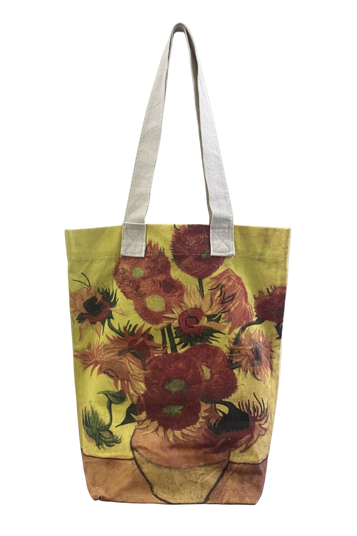 Van Gogh Sunflowers Art Print Cotton Tote Bag