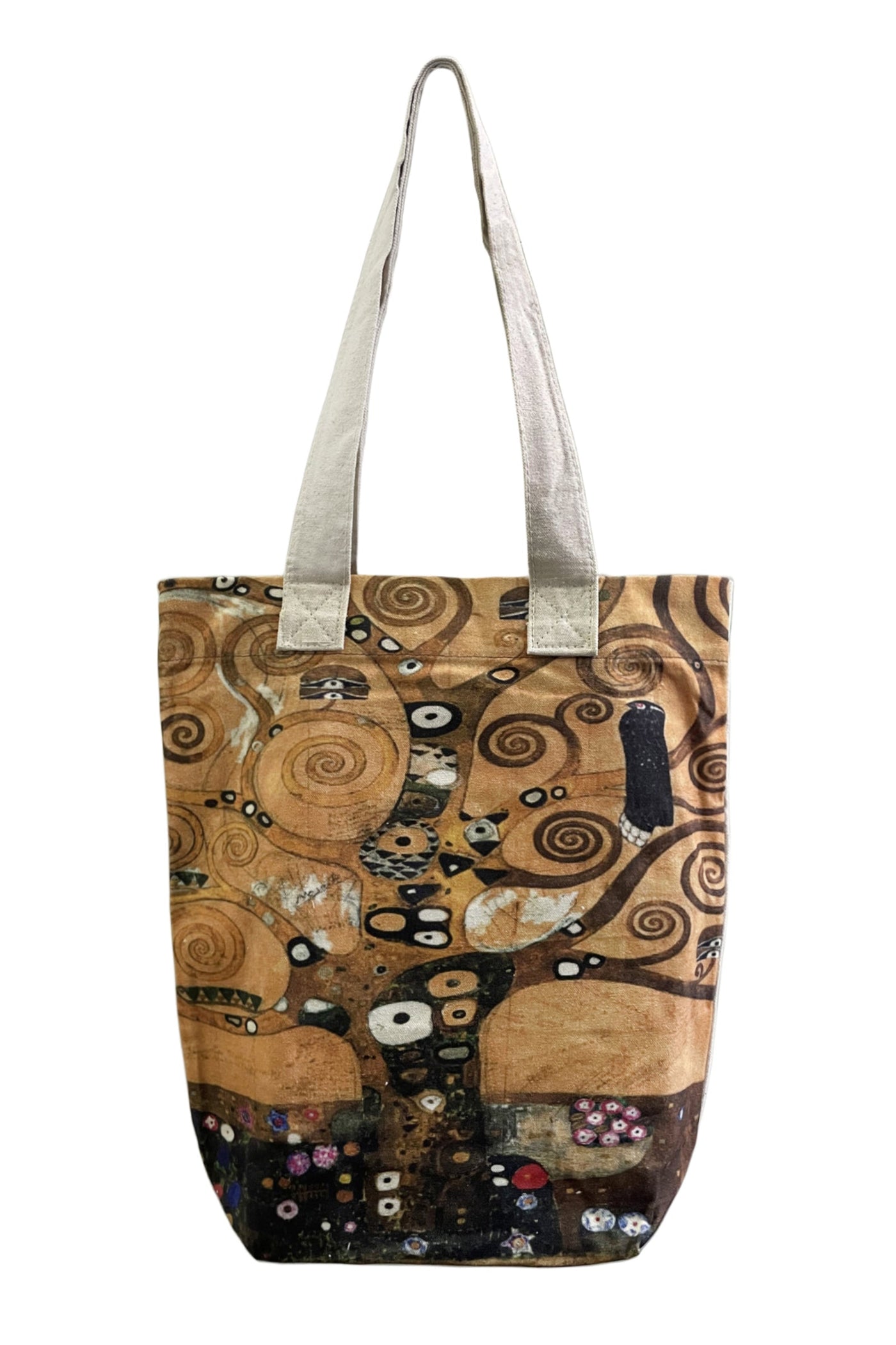 Klimt Tree of Life Art Print Cotton Tote Bag
