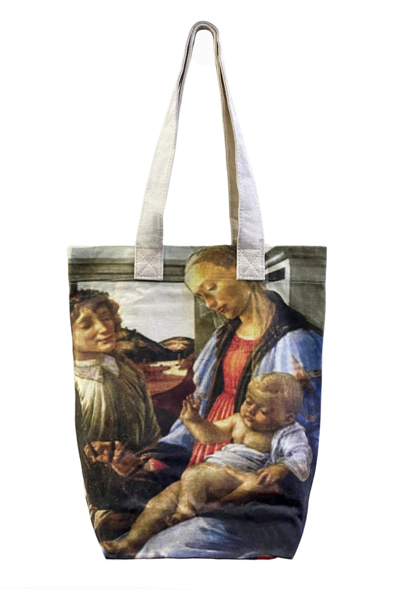 Botticelli The Virgin and Child Art Print Cotton Tote Bag