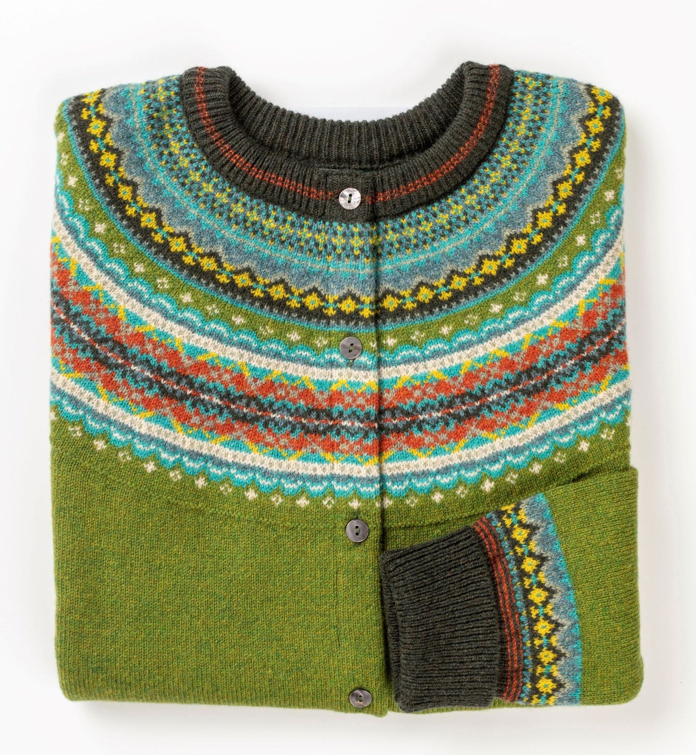 Eribe Alpine Cardigan in Moss - PLEASE CALL FOR SIZE AVAILABILITY