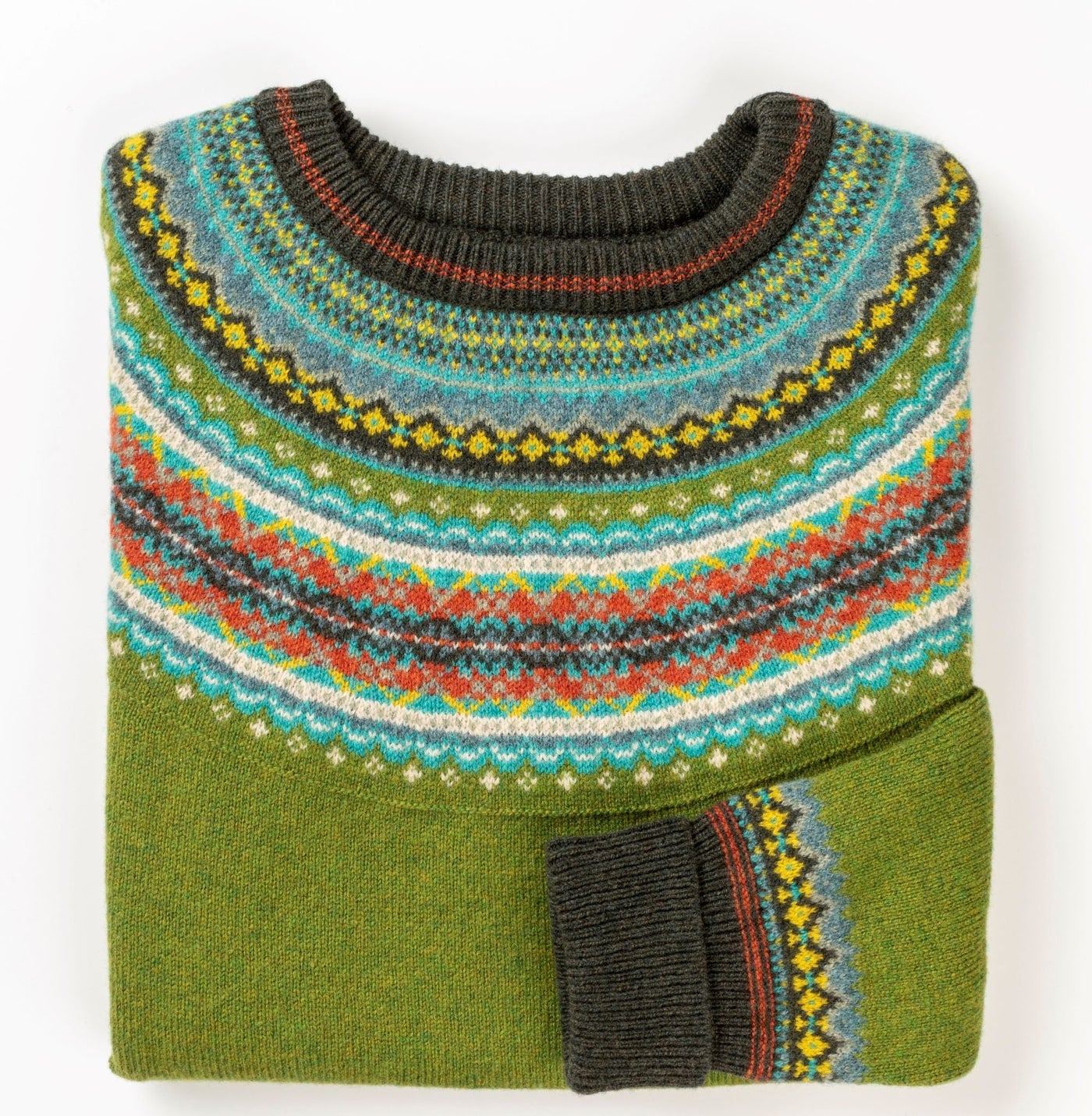 Eribe Alpine Short Sweater in Moss - PLEASE CALL FOR SIZE AVAILABILITY