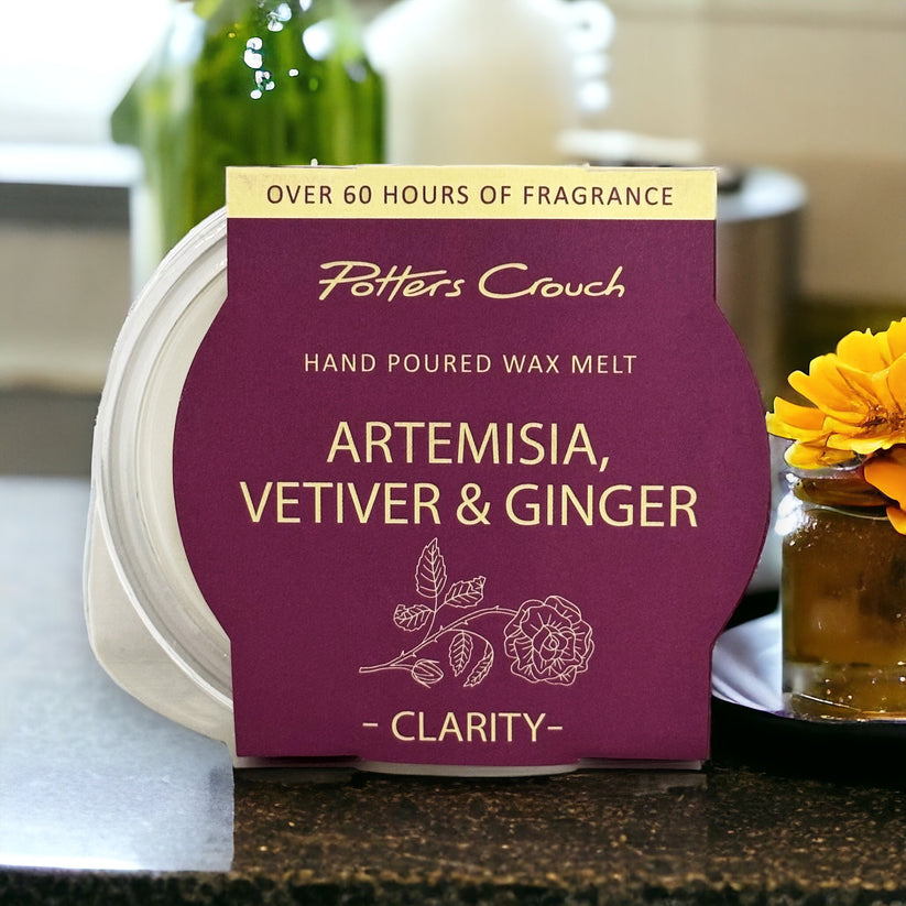 ARTEMISIA, VETIVER & GINGER – WAX MELT POT