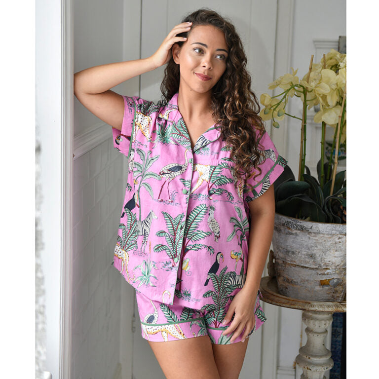Powellcraft Pint Safari Short Pajama Set