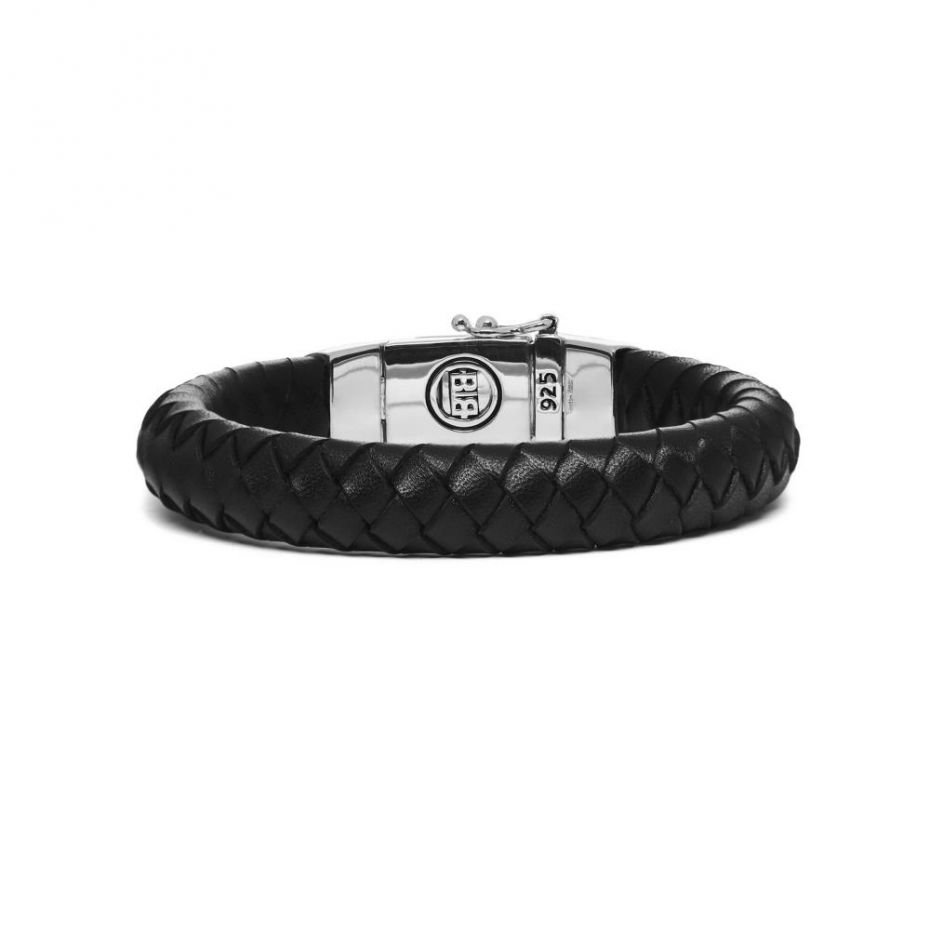 Buddha To Buddha Ben Black Leather Bracelet