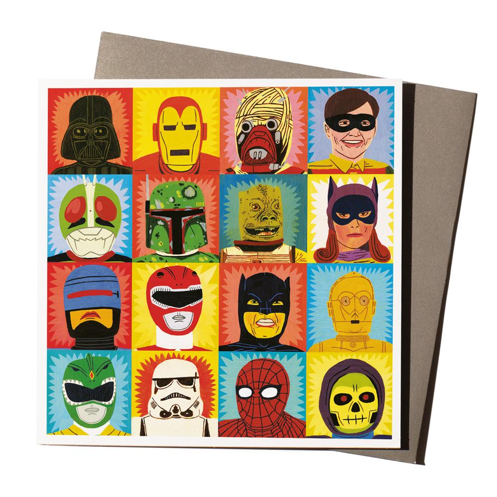 Heroes and Villains Card