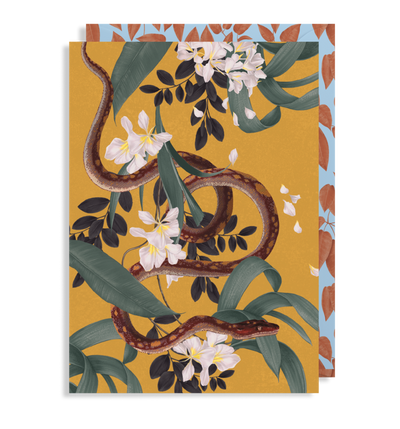 Anna Glover Garden Snake Card