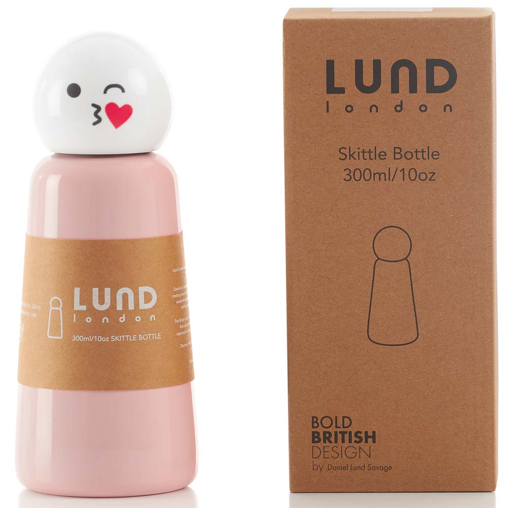 Lund London Skittle Bottle 300ml 'Pink Kiss'