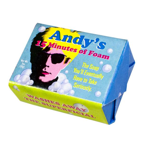 Andy Warhol 15 Minutes of Foam Soap