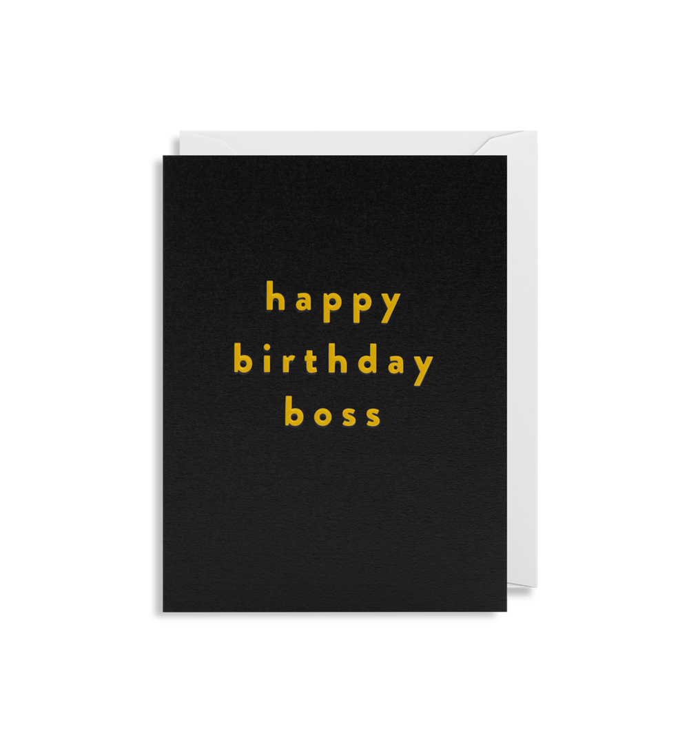 Lagom Birthday Boss Card