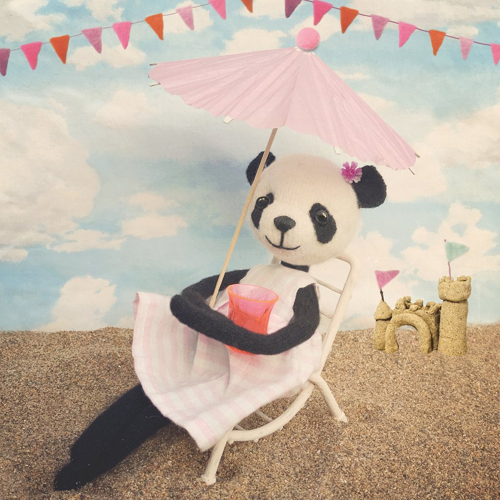 Panda Beach Card