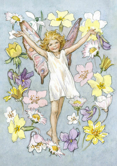 Fairyland Spring Greetings Card.