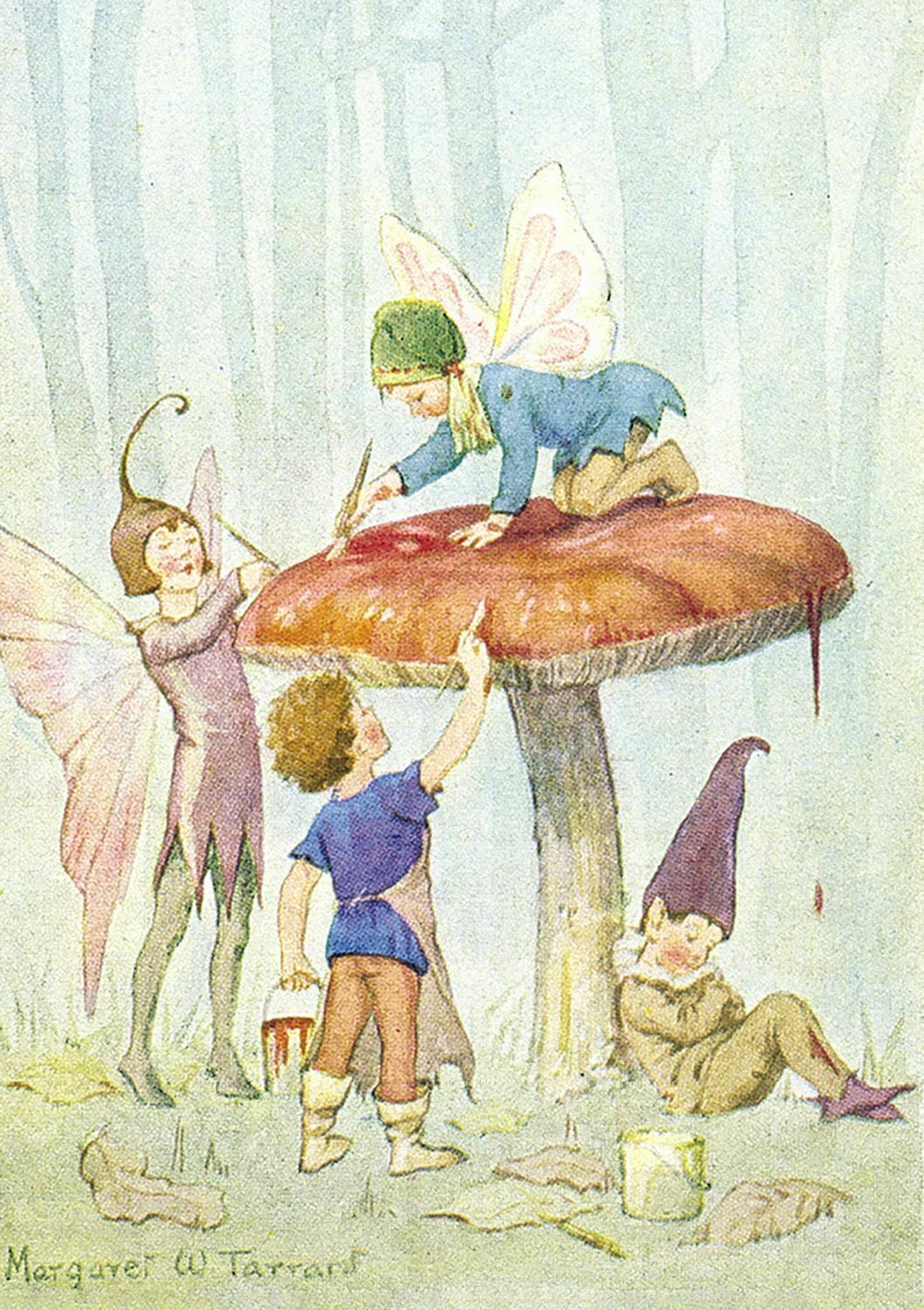 Fairyland Toadstool Greetings Card.
