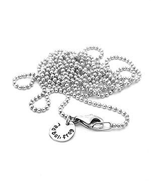 Redbalifrog Silver Necklace Ball Chain 75cm.