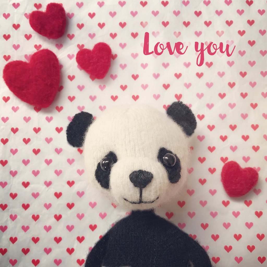 Love You Panda Card
