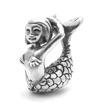 Redbalifrog Modern Mermaid Charm Bead
