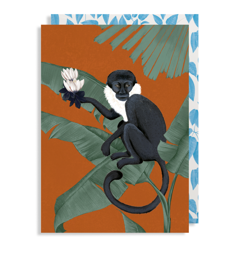 Anna Glover Monkey With Ixia Card