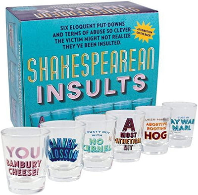 Shakespearean Insults Shot Glasses