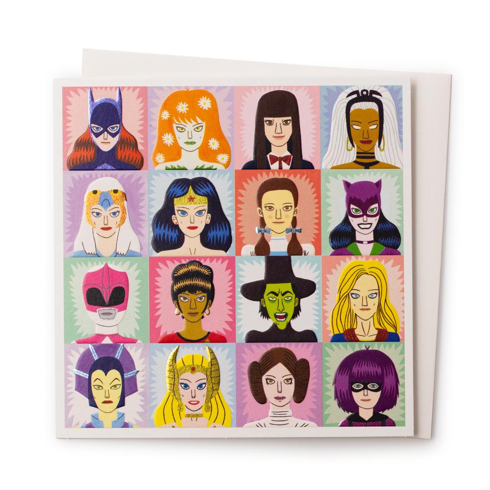Heroines and Villains Card