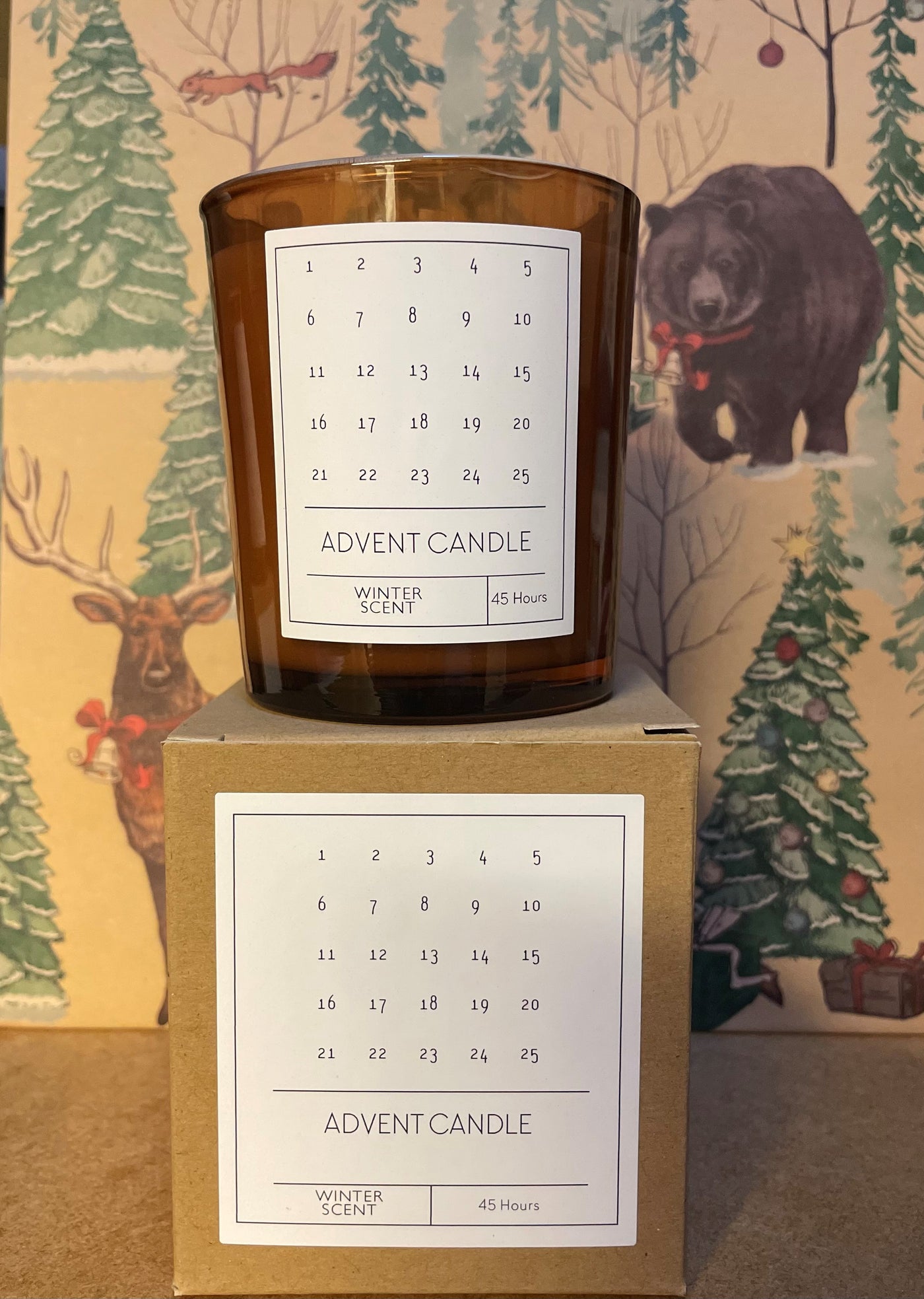 Advent Candle Winter Scent