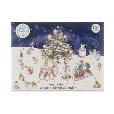 Peter Rabbit Wooden Keepsake Advent Calendar