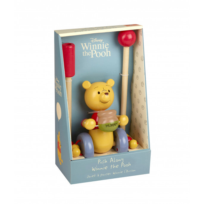 Winnie The Pooh Push Along Wooden Toy