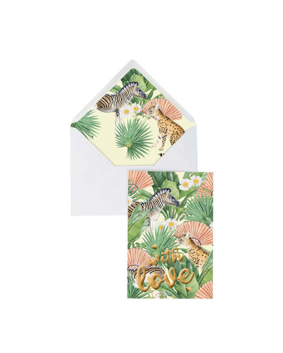 Flower Garden With Love  Card