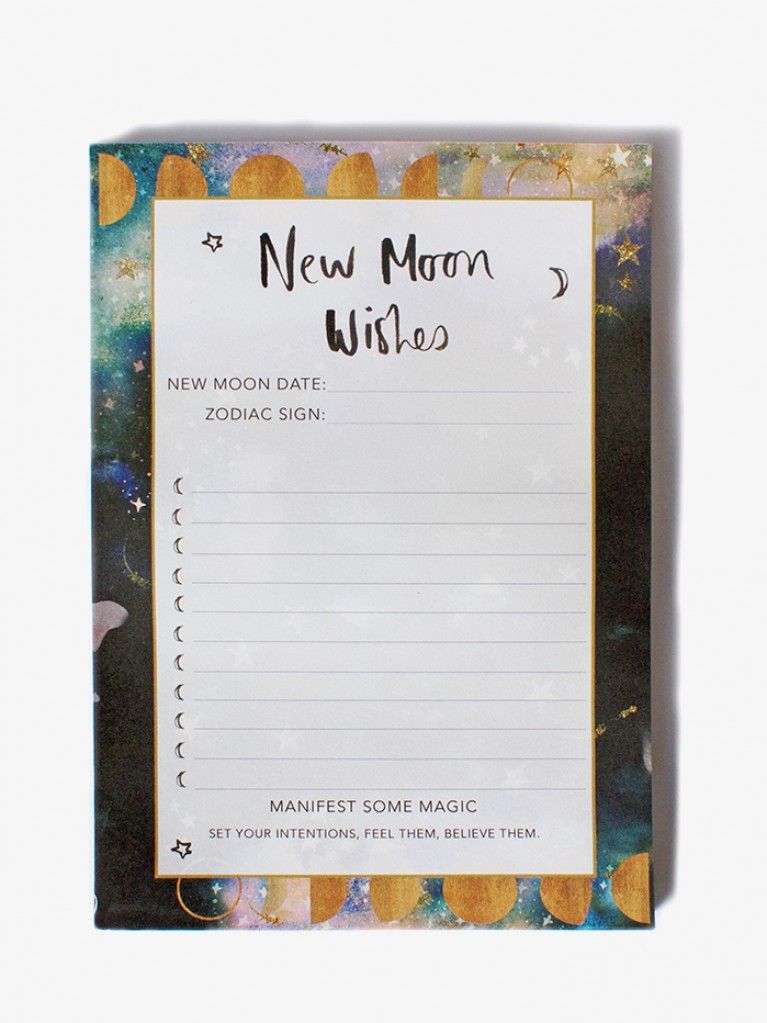 New Moon Wishes A5 To Do List