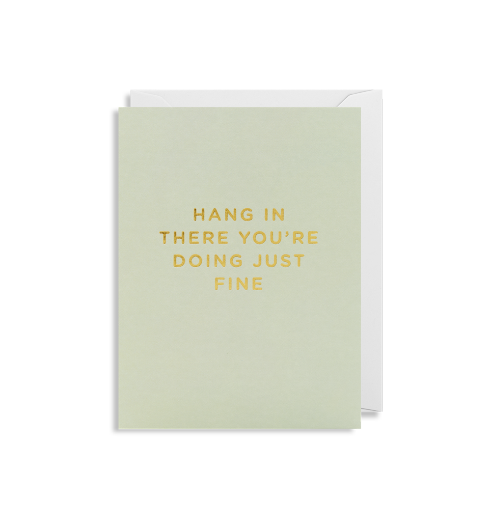 Lagom Hang In There Card