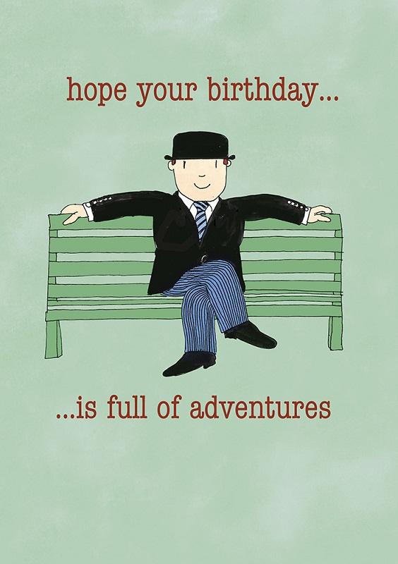 Mr Benn Birthday Adventures Greetings Card.