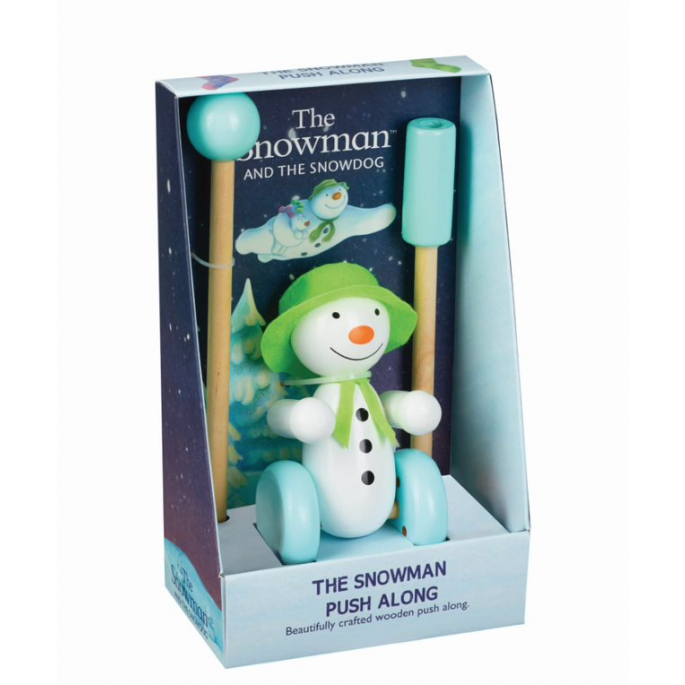 The Snowman Push Along Wooden Toy